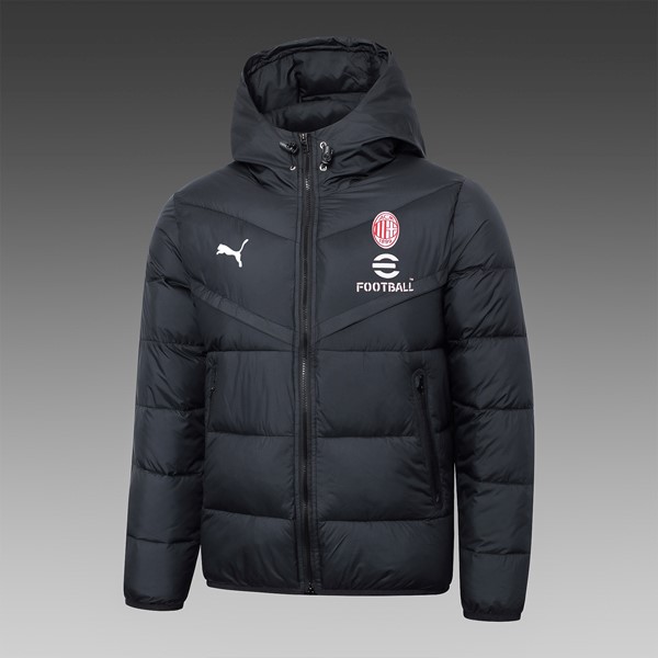 Abrigo Plumón AC Milan 2024/25 Negro